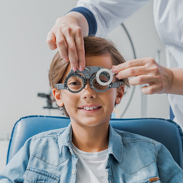 Child Having an Eye Exam